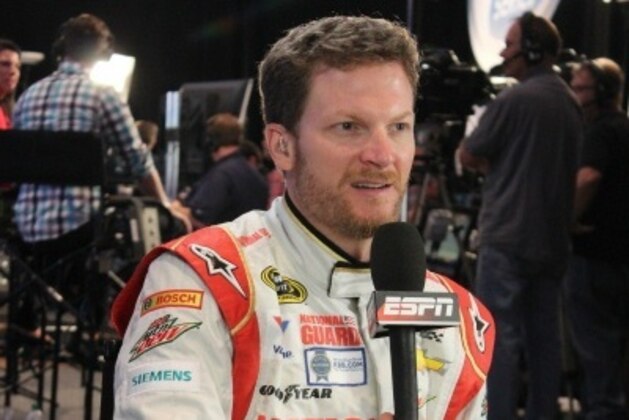 Dale Earnhardt Jr. talks to media at Daytona Dale Earnhardt Jr. talks to media at Daytona