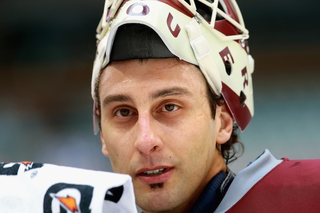 VANCOUVER, BC - MARCH 01:  (EDITORIAL USE ONLY) Goaltender Roberto Luongo #1 of the Vancouver Canucks attends practice for the 2014 Tim Hortons NHL Heritage Classic game against the Ottawa Senators at BC Place on March 1, 2014 in Vancouver, British Columbia, Canada.  (Photo by Dave Sandford/NHLI via Getty Images)