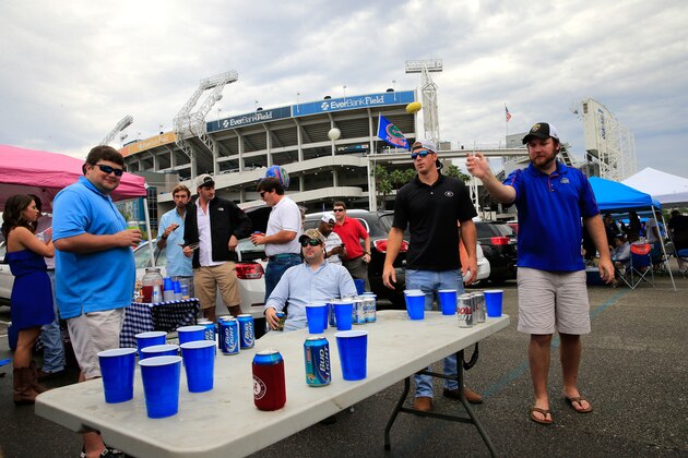 JACKSONVILLE, FL - NOVEMBER 02:  Fans participate in tailgating activities before the game between the Florida Gators and the Georgia Bulldogs at EverBank Field on November 2, 2013 in Jacksonville, Florida.  (Photo by Sam Greenwood/Getty Images)