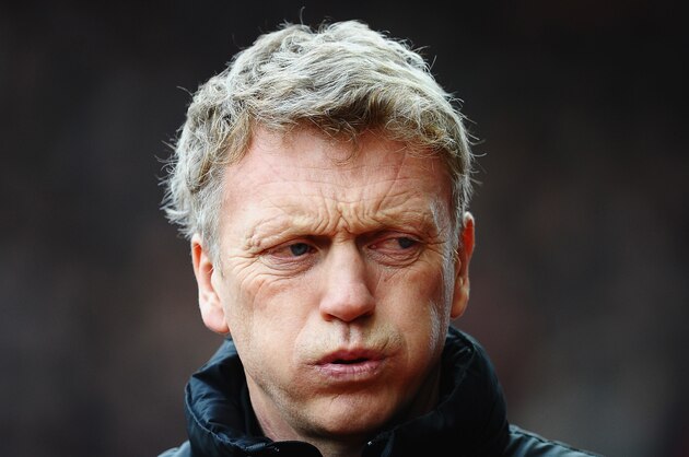 STOKE ON TRENT, ENGLAND - FEBRUARY 01: David Moyes, manager of Manchester United walks out for the Barclays Premier League match between Stoke City and Manchester United at Britannia Stadium on February 1, 2014 in Stoke on Trent, England. (Photo by Laurence Griffiths/Getty Images) STOKE ON TRENT, ENGLAND - FEBRUARY 01: David Moyes, manager of Manchester United walks out for the Barclays Premier League match between Stoke City and Manchester United at Britannia Stadium on February 1, 2014 in Stoke on Trent, England. (Photo by Laurence Griffiths/Getty Images)