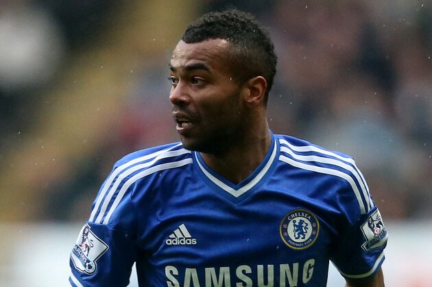 Chelsea's Ashley Cole controls the ball during their English Premier League soccer match against Newcastle United at St James' Park, Newcastle, England, Saturday, Nov. 2, 2013. (AP Photo/Scott Heppell)