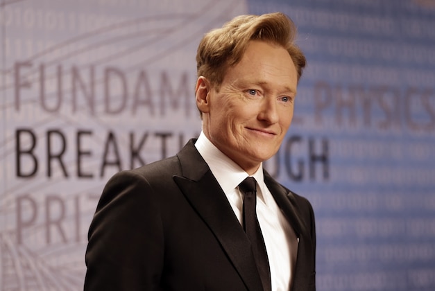 FILE - In this Dec. 12, 2013, file photo, talk show host Conan O'Brien arrives for the Breakthrough Prize in Life Sciences awards in Moffett Field, Calif. O'Brien announced Tuesday, March 4, 2014, on his TBS talk show FILE - In this Dec. 12, 2013, file photo, talk show host Conan O'Brien arrives for the Breakthrough Prize in Life Sciences awards in Moffett Field, Calif. O'Brien announced Tuesday, March 4, 2014, on his TBS talk show