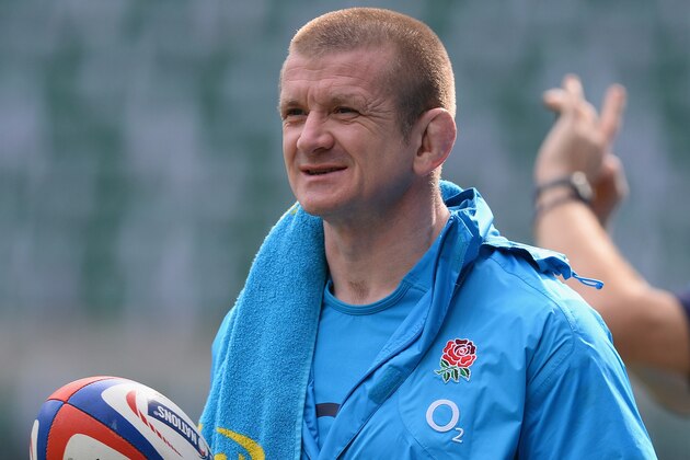 LONDON, ENGLAND - MARCH 08:  England forwards coach Graham Rowntree looks on during the England Captain's Run at Twickenham Stadium ahead of the RBS Six Nations match between England and Wales on March 8, 2014 in London, England.  (Photo by Mike Hewitt/Getty Images)