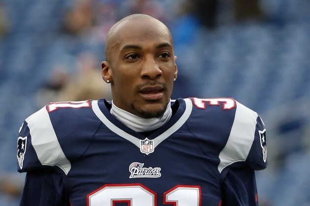 New England Patriots cornerback Aqib Talib walks on the field before an NFL football game against the Cleveland Browns Sunday, Dec. 8, 2013, in Foxborough, Mass. (AP Photo/Elise Amendola) New England Patriots cornerback Aqib Talib walks on the field before an NFL football game against the Cleveland Browns Sunday, Dec. 8, 2013, in Foxborough, Mass. (AP Photo/Elise Amendola)