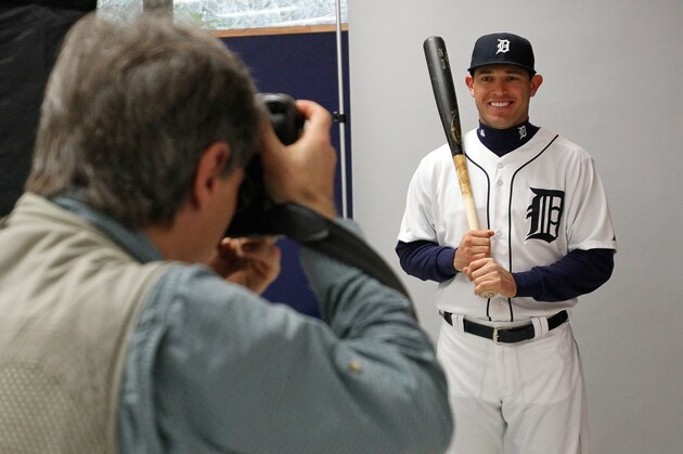 LAKELAND, FL - FEBRUARY 23: Ian Kinsler #3 of the Detroit Tigers poses for a portrait during photo day on February 23, 2014 at Joker Marchant Stadium in Lakeland, Florida. (Photo by Kevin C. Cox/Getty Images) LAKELAND, FL - FEBRUARY 23: Ian Kinsler #3 of the Detroit Tigers poses for a portrait during photo day on February 23, 2014 at Joker Marchant Stadium in Lakeland, Florida. (Photo by Kevin C. Cox/Getty Images)
