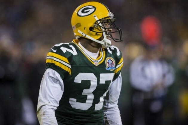 GREEN BAY, WI - December 9: Sam Shields #37 of the Green Bay Packers smiles in the game against the Detroit Lions at Lambeau Field on December 9, 2012 in Green Bay, Wisconsin. (Photo by Tom Lynn /Getty Images)