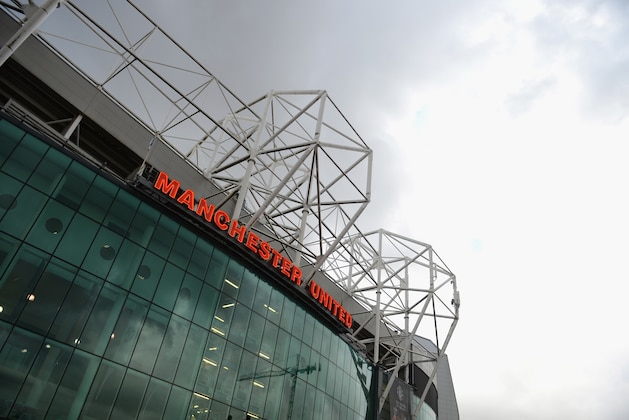 MANCHESTER, ENGLAND - FEBRUARY 09:  General View prior to the Barclays Premier League match between Manchester United and Fulham at Old Trafford on February 9, 2014 in Manchester, England.  (Photo by Michael Regan/Getty Images)