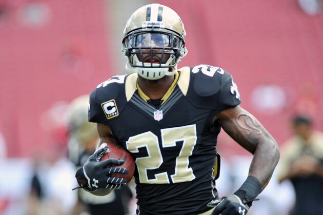 TAMPA, FL - SEPTEMBER 15: Safety Malcolm Jenkins #27 of the New Orleans Saints warms up for play against the Tampa Bay Buccaneers September 15, 2013 at Raymond James Stadium in Tampa, Florida. The Saints won 16 - 14. (Photo by Al Messerschmidt/Getty Images)