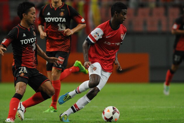 TOYOTA, JAPAN - JULY 22: Gedion Zelalem #35 of Arsenal in action during the pre-season friendly match between Nagoya Grampus and Arsenal at Toyota Stadium on July 22, 2013 in Toyota, Aichi, Japan. (Photo by Masashi Hara/Getty Images) TOYOTA, JAPAN - JULY 22: Gedion Zelalem #35 of Arsenal in action during the pre-season friendly match between Nagoya Grampus and Arsenal at Toyota Stadium on July 22, 2013 in Toyota, Aichi, Japan. (Photo by Masashi Hara/Getty Images)