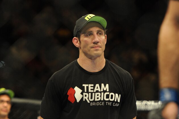 Jul 6, 2013; Las Vegas, NV, USA;  Tim Kennedy after his Middleweight Bout at the MGM Grand Garden Arena. Mandatory Credit: Jayne Kamin-Oncea-USA TODAY Sports