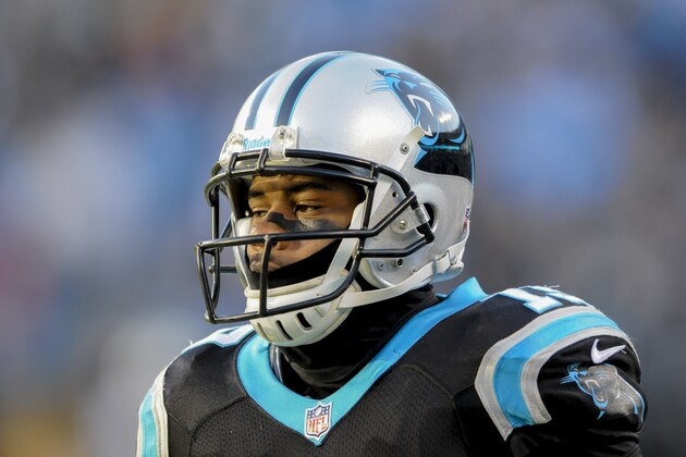 Carolina Panthers wide receiver Ted Ginn (19) looks on during an NFL football game against the New York Jets in Charlotte, NC, Sunday, Dec. 15, 2013. (AP Photo / Mike McCarn) Carolina Panthers wide receiver Ted Ginn (19) looks on during an NFL football game against the New York Jets in Charlotte, NC, Sunday, Dec. 15, 2013. (AP Photo / Mike McCarn)