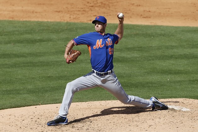 JUPITER, FL - MARCH 2: Steven Matz #63 of the New York Mets throws the ball against the St Louis Cardinals during a spring training game at Roger Dean Stadium on March 2, 2014 in Jupiter, Florida. The Cardinals defeated the Mets 7-1. (Photo by Joel Auerbach/Getty Images)