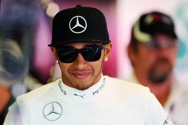 MELBOURNE, AUSTRALIA - MARCH 14:  Lewis Hamilton of Great Britain and Mercedes GP prepares to drive during practice for the Australian Formula One Grand Prix at Albert Park on March 14, 2014 in Melbourne, Australia.  (Photo by Robert Cianflone/Getty Images)