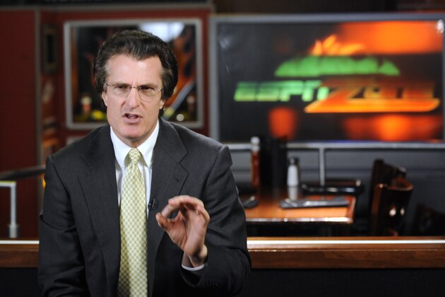 In this Tuesday, April 7, 2009 photo, football draft analyst Mel Kiper Jr. talks about the draft during a taping at the ESPN Zone in Baltimore. Saturday marks the 25th anniversary of Kiper's 1984 debut on ESPN's draft coverage, and while his demeanor and hair haven't changed all that much, his popularity certainly has. (AP Photo/Gail Burton) In this Tuesday, April 7, 2009 photo, football draft analyst Mel Kiper Jr. talks about the draft during a taping at the ESPN Zone in Baltimore. Saturday marks the 25th anniversary of Kiper's 1984 debut on ESPN's draft coverage, and while his demeanor and hair haven't changed all that much, his popularity certainly has. (AP Photo/Gail Burton)