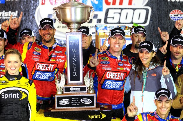 BRISTOL, TN - MARCH 16: Carl Edwards, driver of the BRISTOL, TN - MARCH 16: Carl Edwards, driver of the