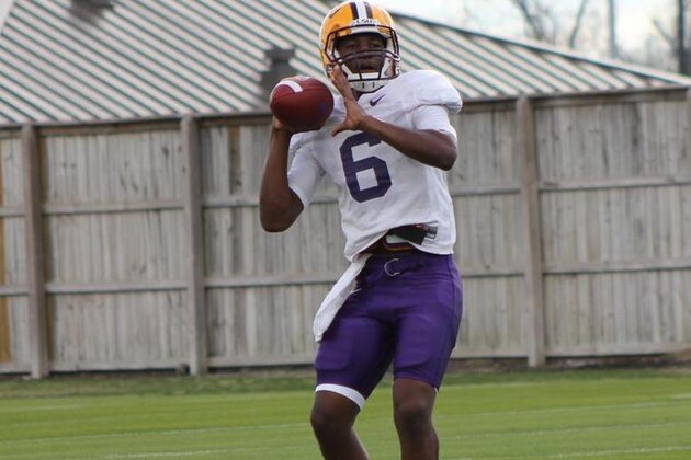 LSU QB Brandon Harris