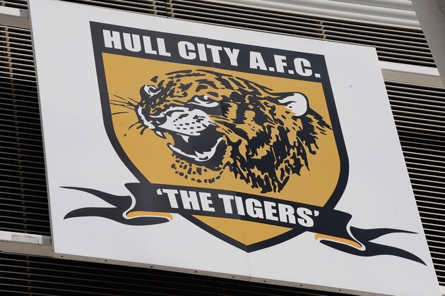 HULL, ENGLAND - OCTOBER 05:  Hull City logo on the outside of the KC Stadium before the Barclays Premier League match between Hull City and Aston Villa at KC Stadium on October 5, 2013 in Hull, England.  (Photo by Tony Marshall/Getty Images)