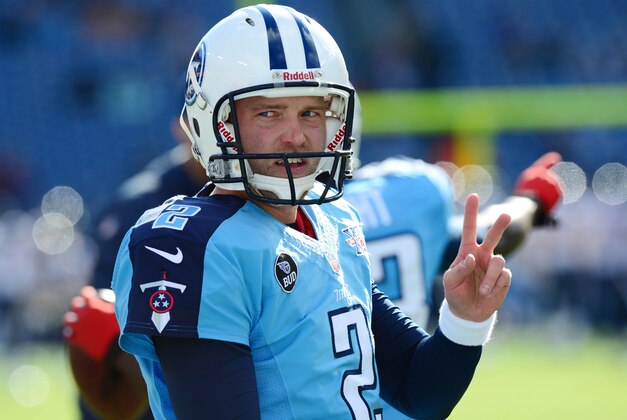 Dec 29, 2013; Nashville, TN, USA; Tennessee Titans kicker Rob Bironas (2) warms up before a game against the Houston Texans at LP Field. Mandatory Credit: Don McPeak-USA TODAY Sports