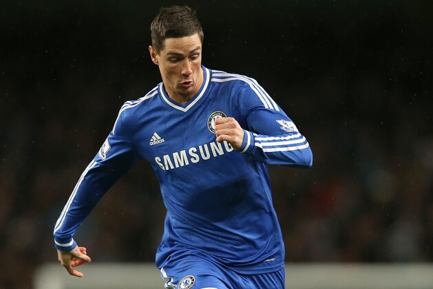 MANCHESTER, ENGLAND - FEBRUARY 15:  Fernando Torres of Chelsea in action during the FA Cup Fifth Round match sponsored by Budweiser between Manchester City and Chelsea at Etihad Stadium on February 15, 2014 in Manchester, England.  (Photo by Clive Brunskill/Getty Images)