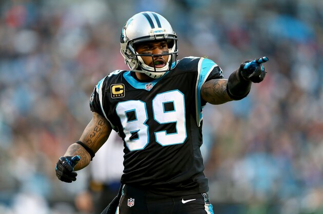 CHARLOTTE, NC - DECEMBER 15:  Steve Smith #89 of the Carolina Panthers during their game at Bank of America Stadium on December 15, 2013 in Charlotte, North Carolina.  (Photo by Streeter Lecka/Getty Images)