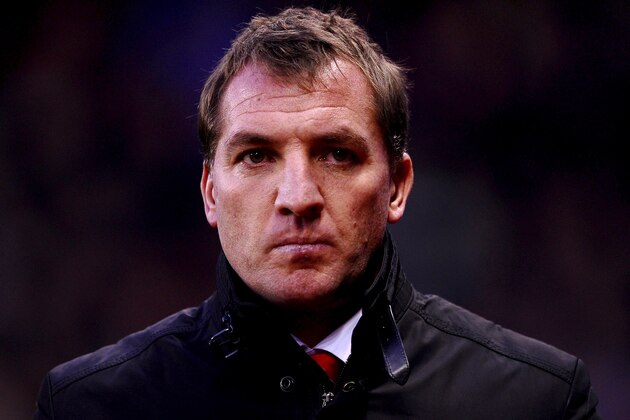 STOKE ON TRENT, ENGLAND - JANUARY 12:  Brendan Rodgers manager of Liverpool looks on prior to the Barclays Premier League match between Stoke City and Liverpool at Britannia Stadium on January 12, 2014 in Stoke on Trent, England.  (Photo by Laurence Griffiths/Getty Images)
