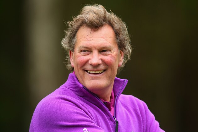 VIRGINIA WATER, ENGLAND - MAY 22:  Glenn Hoddle looks on during the Pro-Am round prior to the BMW PGA Championship on the West Course at Wentworth on May 22, 2013 in Virginia Water, England.  (Photo by Julian Finney/Getty Images)