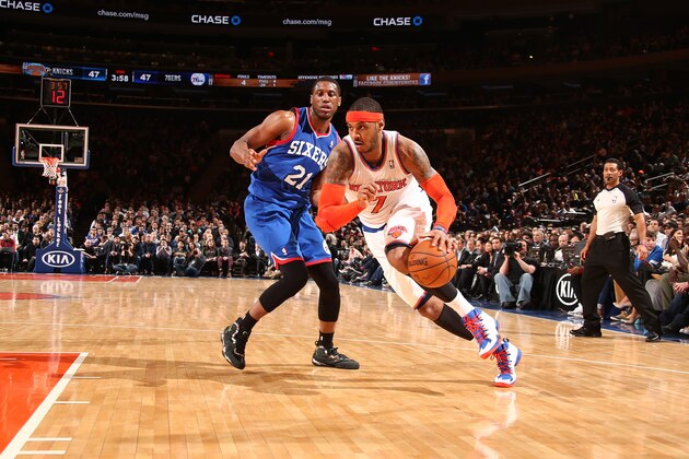 NEW YORK, NY - MARCH 10: Carmelo Anthony