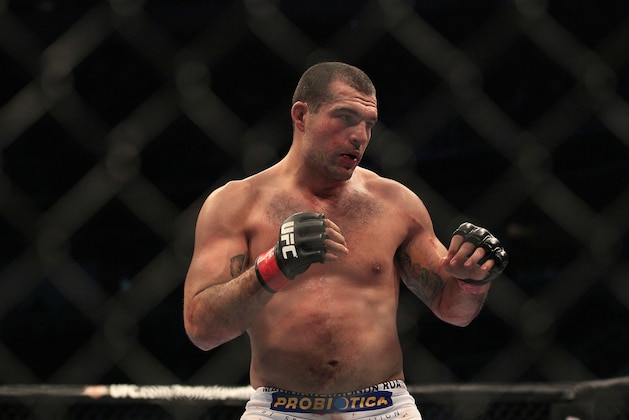 Mauricio Rua fights Dan Henderson during a UFC 139 Mixed Martial Arts light heavyweight bout in San Jose, Calif., Saturday, Nov. 19, 2011. (AP Photo/Jeff Chiu)