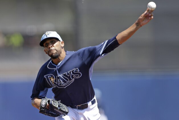Tampa Bay Rays starting pitcher David Price pitches in the second inning of an exhibition baseball game against the Boston Red Sox in Port Charlotte, Fla., Sunday, March 16, 2014. (AP Photo/Gerald Herbert) Tampa Bay Rays starting pitcher David Price pitches in the second inning of an exhibition baseball game against the Boston Red Sox in Port Charlotte, Fla., Sunday, March 16, 2014. (AP Photo/Gerald Herbert)