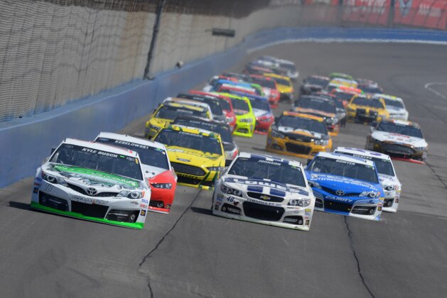 FONTANA, CA - MARCH 23:  Kyle Busch, driver of the