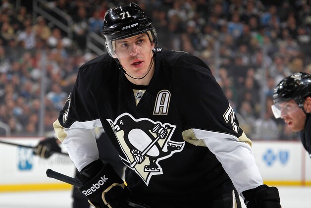 PITTSBURGH, PA - MARCH 11:  Evgeni Malkin #71 of the Pittsburgh Penguins skates against the Washington Capitals on March 11, 2014 at Consol Energy Center in Pittsburgh, Pennsylvania.  (Photo by Gregory Shamus/NHLI via Getty Images)