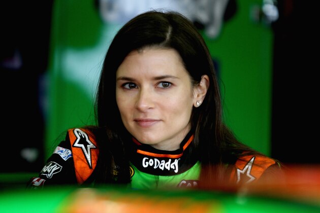 FONTANA, CA - MARCH 22: Danica Patrick, driver of the #10 GoDaddy.com / Get Found Chevrolet, stands in the garage area during practice for the NASCAR Sprint Cup Series Auto Club 400 at Auto Club Speedway on March 22, 2014 in Fontana, California. (Photo by Jerry Markland/Getty Images) FONTANA, CA - MARCH 22: Danica Patrick, driver of the #10 GoDaddy.com / Get Found Chevrolet, stands in the garage area during practice for the NASCAR Sprint Cup Series Auto Club 400 at Auto Club Speedway on March 22, 2014 in Fontana, California. (Photo by Jerry Markland/Getty Images)