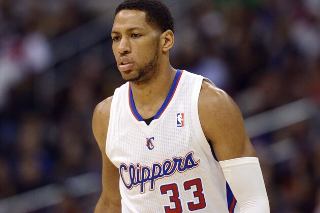 Mar 8, 2014; Los Angeles, CA, USA; Los Angeles Clippers forward Danny Granger (33) walks back down the court against the Atlanta Hawks during the third quarter at Staples Center. The Los Angeles Clippers defeated the Atlanta Hawks 109-108. Mandatory Credit: Kelvin Kuo-USA TODAY Sports