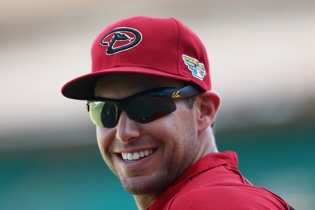 SYDNEY, AUSTRALIA - MARCH 20: Paul Goldschmidt of the Razorbacks looks on during an Arizona Diamondbacks MLB training session at Sydney Cricket Ground on March 20, 2014 in Sydney, Australia.  (Photo by Cameron Spencer/Getty Images)