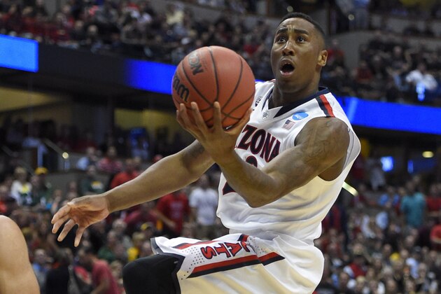 Arizona forward Rondae Hollis-Jefferson drives during the first half against San Diego State in an NCAA men's college basketball tournament regional semifinal, Thursday, March 27, 2014, in Anaheim, Calif. (AP Photo/Mark J. Terrill) Arizona forward Rondae Hollis-Jefferson drives during the first half against San Diego State in an NCAA men's college basketball tournament regional semifinal, Thursday, March 27, 2014, in Anaheim, Calif. (AP Photo/Mark J. Terrill)