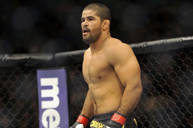 May 5, 2012; East Rutherford, NJ, USA; Rousimar Palhares before a middleweight bout with Alan Belcher during UFC on Fox 3 at the Izod Center. Alan Belcher won by technical knock out in the first round. Mandatory Credit: Joe Camporeale-USA TODAY Sports May 5, 2012; East Rutherford, NJ, USA; Rousimar Palhares before a middleweight bout with Alan Belcher during UFC on Fox 3 at the Izod Center. Alan Belcher won by technical knock out in the first round. Mandatory Credit: Joe Camporeale-USA TODAY Sports