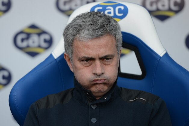 LONDON, ENGLAND - MARCH 29:  Jose Mourinho the Chelsea manager looks on prior to the Barclays Premier League match between Crystal Palace and Chelsea at Selhurst Park on March 29, 2014 in London, England.  (Photo by Steve Bardens/Getty Images)