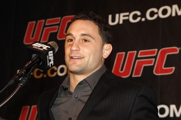 NEW YORK, NY - JANUARY 13:  Frankie Edgar, UFC lightweight champion, speaks during a press conference to announce commitment to bring UFC to Madison Square Garden and New York State at Madison Square Garden on January 13, 2011 in New York City.  (Photo by Michael Cohen/Getty Images)