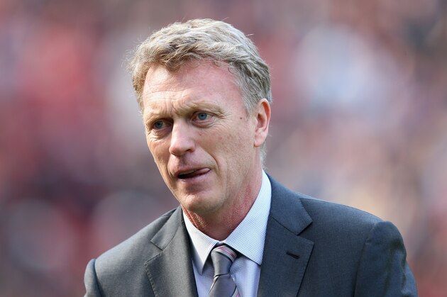 MANCHESTER, ENGLAND - MARCH 29:  Manchester United Manager David Moyes looks on prior to the Barclays Premier League match between Manchester United and Aston Villa at Old Trafford on March 29, 2014 in Manchester, England.  (Photo by Alex Livesey/Getty Images)