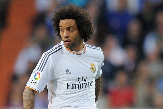 MADRID, SPAIN - MARCH 09: Marcelo of Real Madrid in action during the La Liga match between Real Madrid CF and Levante UD at Santiago Bernabeu stadium on March 9, 2014 in Madrid, Spain. (Photo by Denis Doyle/Getty Images) MADRID, SPAIN - MARCH 09: Marcelo of Real Madrid in action during the La Liga match between Real Madrid CF and Levante UD at Santiago Bernabeu stadium on March 9, 2014 in Madrid, Spain. (Photo by Denis Doyle/Getty Images)