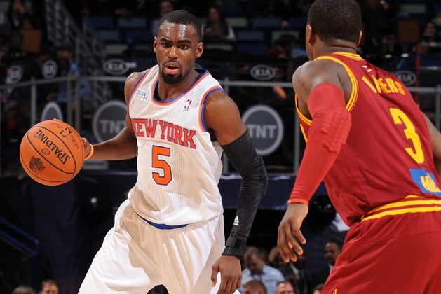 NEW ORLEANS, LA - FEBRUARY 14: Tim Hardaway Jr. of Team Webber handles the basketball during the BBVA Compass Rising Stars Challenge at the Smoothie King Center on February 14, 2014 in New Orleans, Louisiana. NOTE TO USER: User expressly acknowledges and agrees that, by downloading and/or using this Photograph, user is consenting to the terms and conditions of the Getty Images License Agreement. Mandatory Copyright Notice: Copyright 2014 NBAE (Photo by Andrew D. Bernstein/NBAE via Getty Images)