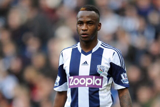 WEST BROMWICH, ENGLAND - FEBRUARY 22:  Saido Berahino of West Bromwich Albion during the Barclays Premier League match between West Bromwich Albion and Fulham at the Hawthorns on February 22, 2014 in West Bromwich, England. (Photo by Clint Hughes/Getty Images)