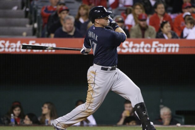 Justin Smoak has six RBIs through two games