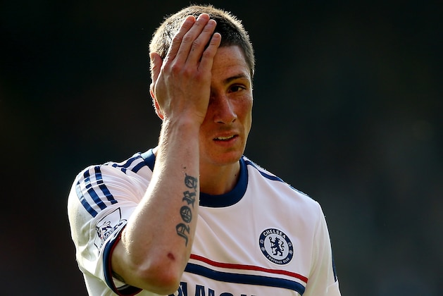 LONDON, ENGLAND - MARCH 29:  Chelsea's Fernando Torres during the Barclays Premier League match between Crystal Palace and Chelsea at Selhurst Park on March 29, 2014 in London, England.  (Photo by Scott Heavey/Getty Images)