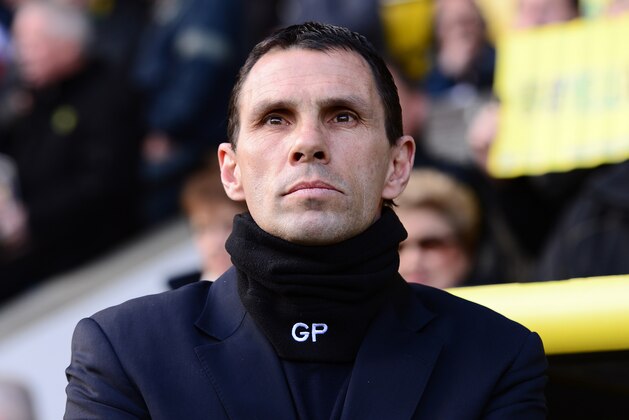 NORWICH, ENGLAND - MARCH 22:  Gus Poyet, manager of Sunderland, looks on prior to the Barclays Premier League match between Norwich City and Sunderland at Carrow Road on March 22, 2014 in Norwich, England. (Photo by Alex Broadway/Getty Images)