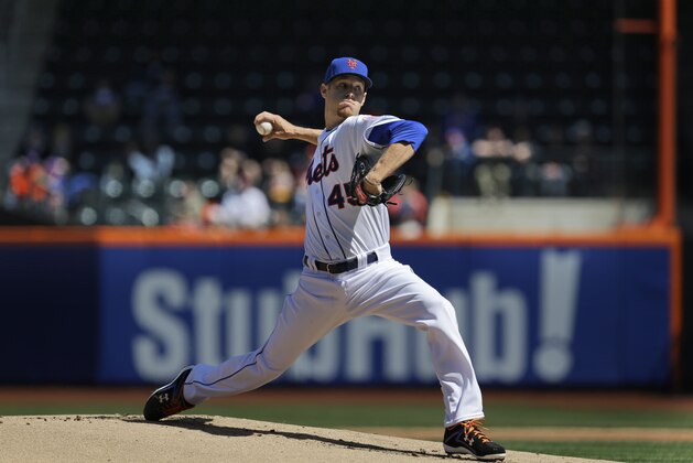 New York Mets starting pitcher Zack Wheeler throws during the first inning of the baseball game against the Washington Nationals at Citi Field, Thursday, April 3, 2014 in New York. (AP Photo/Seth Wenig) New York Mets starting pitcher Zack Wheeler throws during the first inning of the baseball game against the Washington Nationals at Citi Field, Thursday, April 3, 2014 in New York. (AP Photo/Seth Wenig)
