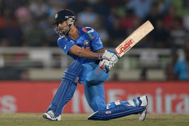 DHAKA, BANGLADESH - APRIL 04:  Virat Kohli of India bats during the ICC World Twenty20 Bangladesh 2014 semi final between India and South Africa at Sher-e-Bangla Mirpur Stadium on April 4, 2014 in Dhaka, Bangladesh.  (Photo by Gareth Copley/Getty Images)
