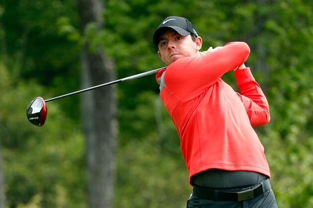 HUMBLE, TX - APRIL 05:  Rory McIlroy of Northern Ireland watches his tee shot on the thirteenth hole during round three of the Shell Houston Open at the Golf Club of Houston on April 5, 2014 in Humble, Texas.  (Photo by Scott Halleran/Getty Images)
