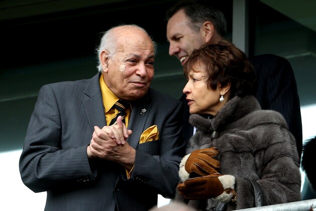 HULL, ENGLAND - APRIL 05:  Assem Allam, the owner of Hull City looks on prior to kickoff during the Barclays Premier league match between Hull City and Swansea City at KC Stadium on April 5, 2014 in Hull, England.  (Photo by Scott Heavey/Getty Images)