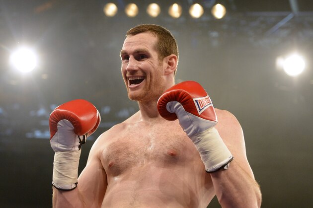 Britain's David Price celebrates after winning his heavyweight fight against Hungary's Istvan Ruzsinszky in Stuttgart, Germany, Saturday, Jan. 25, 2014. (AP Photo/Daniel Kopatsch) Britain's David Price celebrates after winning his heavyweight fight against Hungary's Istvan Ruzsinszky in Stuttgart, Germany, Saturday, Jan. 25, 2014. (AP Photo/Daniel Kopatsch)
